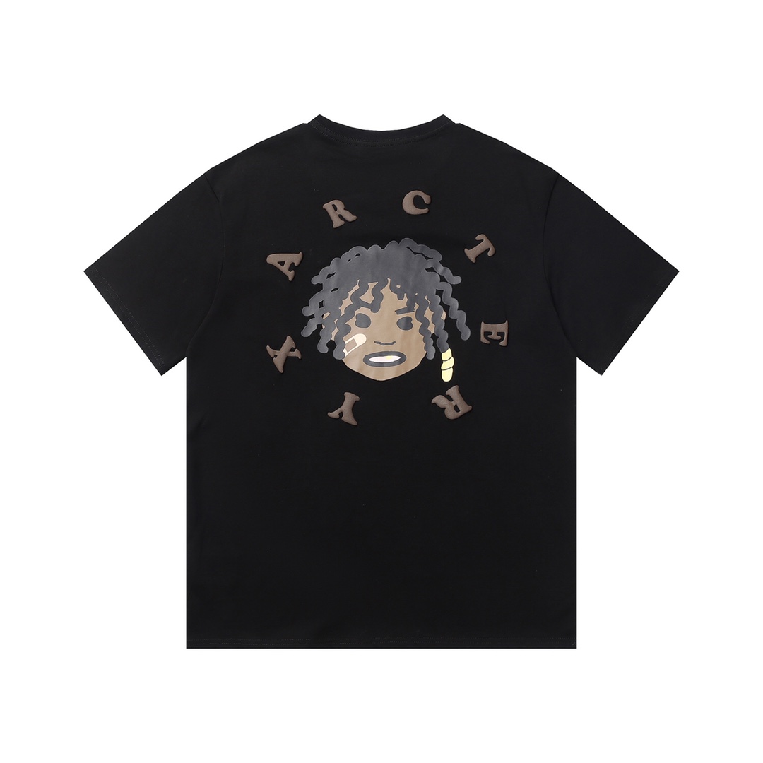 アークテリクス2024新作スーパーコピー半袖Tシャツコットンブラック柔らかい高級花柄_1