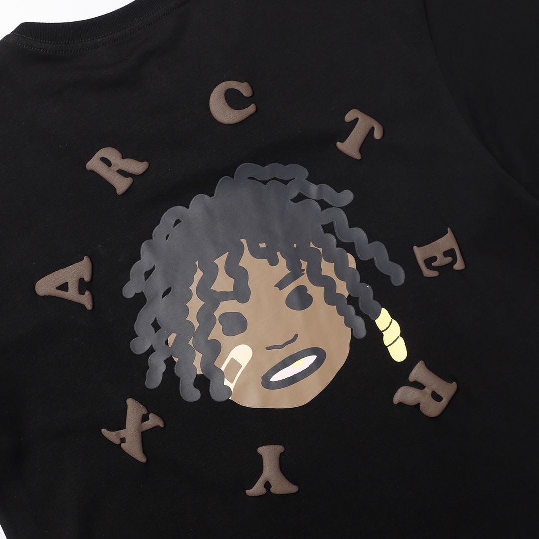 アークテリクス2024新作スーパーコピー半袖Tシャツコットンブラック柔らかい高級花柄_6