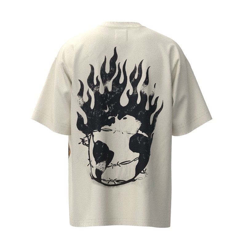 ギャラリーデプトとは偽物 大人気!! 純綿 Tシャツ 柔らかい 犬プリント ホワイト_2