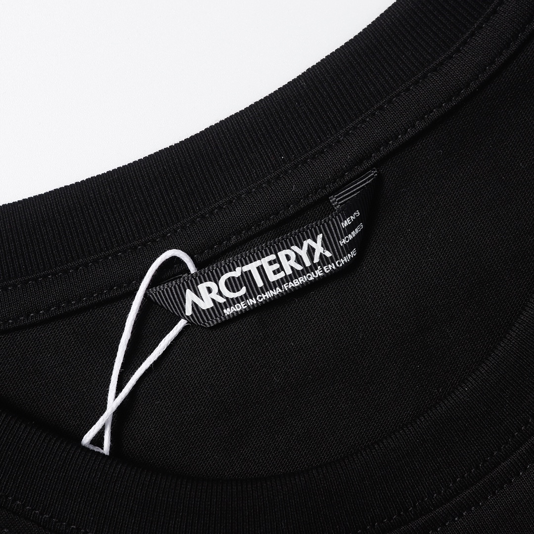 アークテリクス激安通販スーパーコピー半袖Tシャツコットンブラック柔らかい高級花柄_3