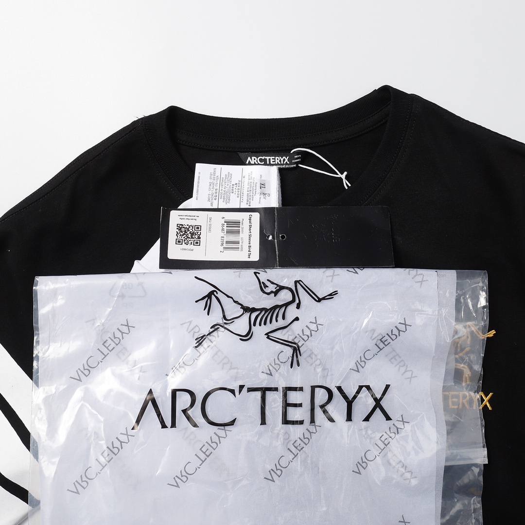 アークテリクス激安通販スーパーコピー半袖Tシャツコットンブラック柔らかい高級花柄_6