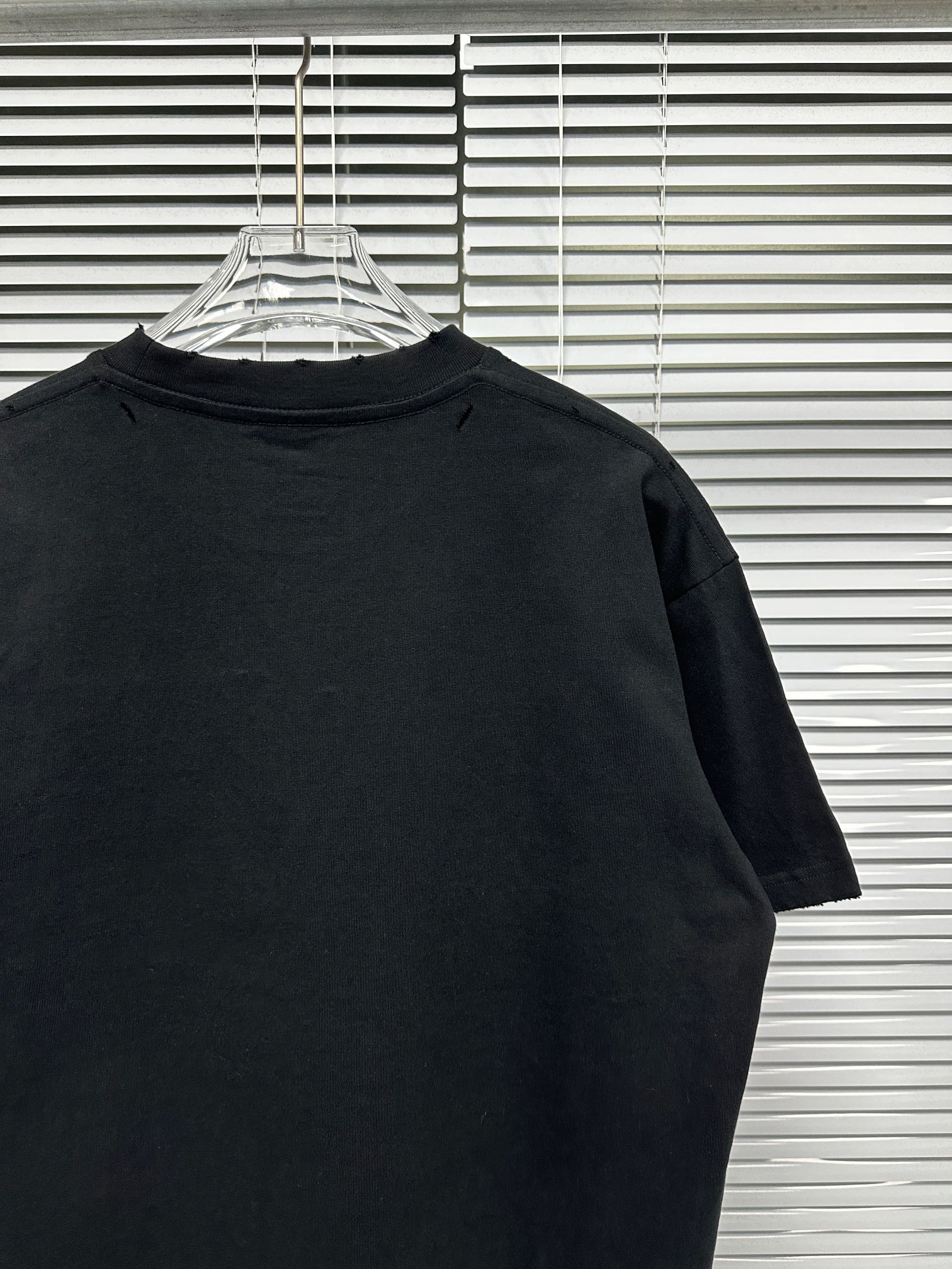 セントマイケルn級品スーパーコピー半袖Tシャツコットンブラック柔らかい高級花柄メンズ_6