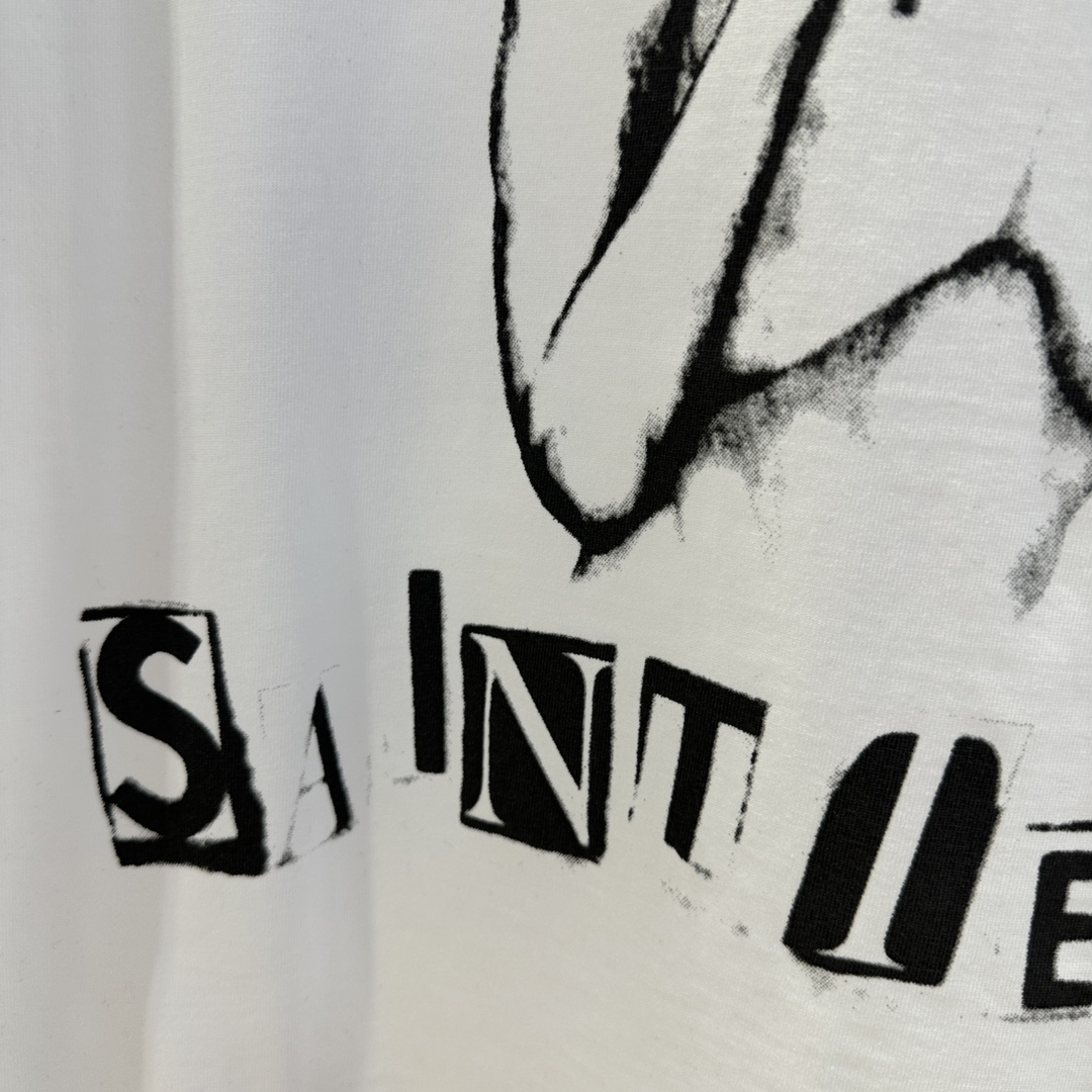 セントマイケル激安通販スーパーコピー半袖Tシャツコットンホワイト柔らかい高級花柄_6