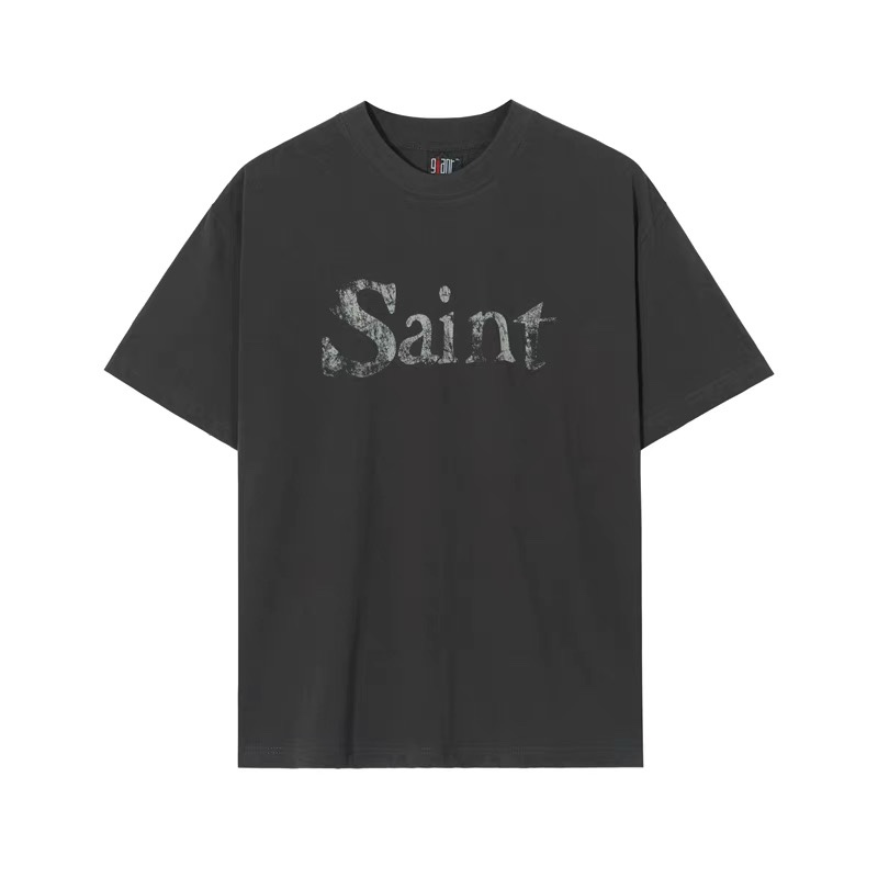 セントマイケルスーパーコピー半袖Tシャツコットンブラック柔らかい高級花柄_1
