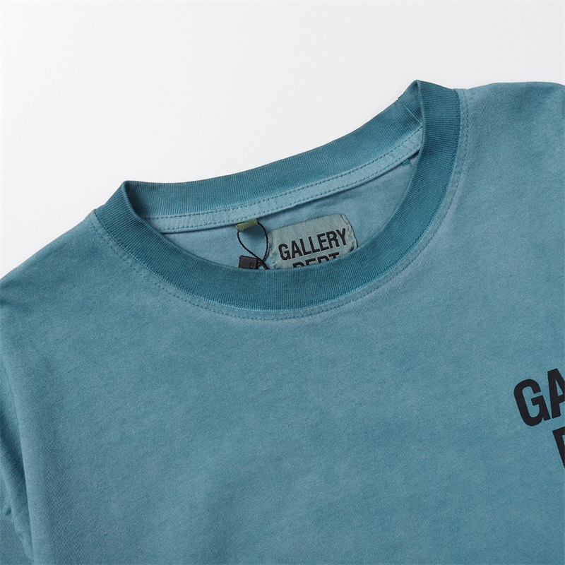 【激安】高級品通販 ギャラリーデプト 東京スーパーコピー 人気品 柔らかい ゆったり Tシャツ 夏服 ブルー_3