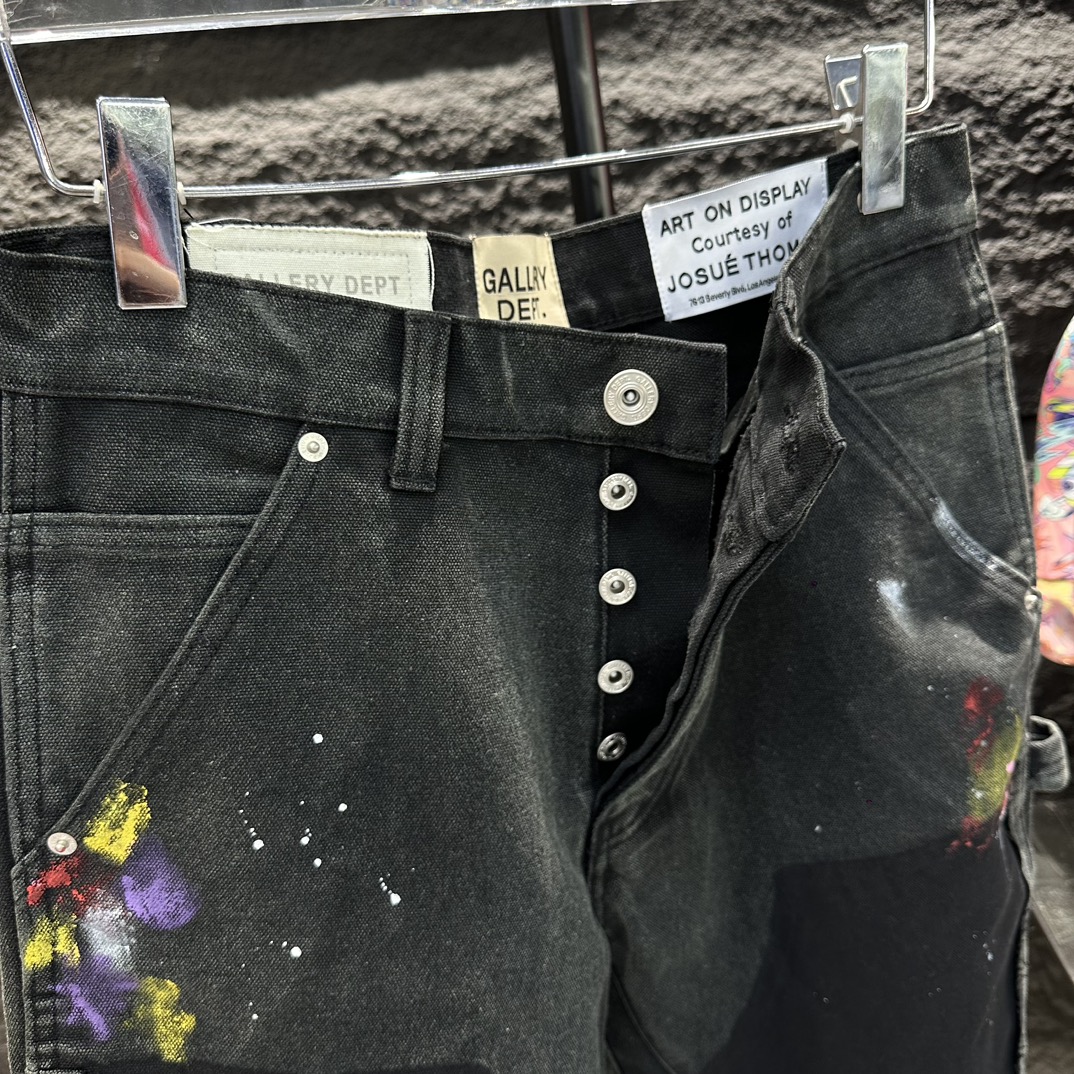 品質保証豊富なギャラリーデプト サイズ感激安通販 ラッパズボン デニム ジンーズ ブラック_7