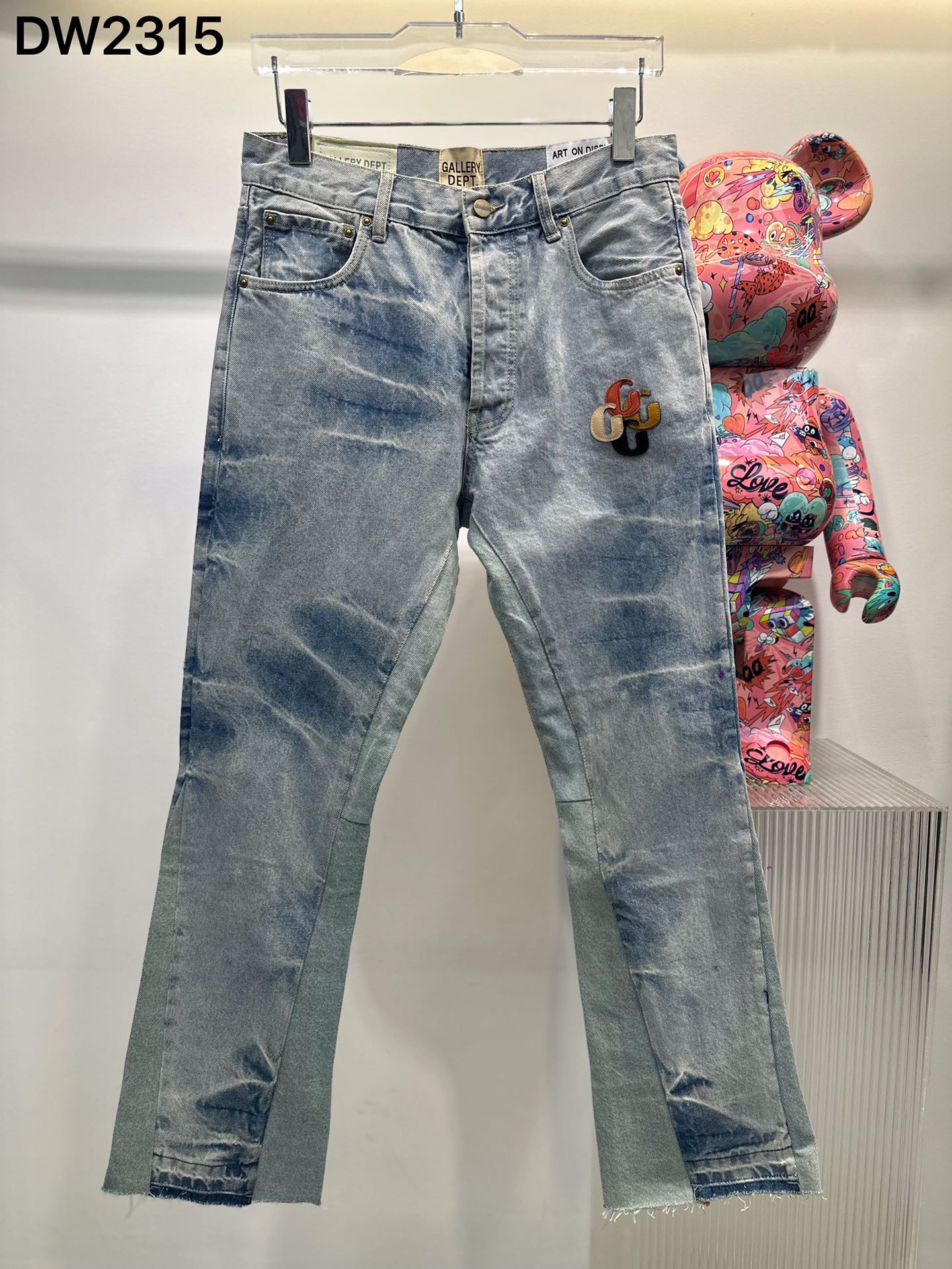 数量限定爆買いギャラリーデプト ブランドｎ級品  夏ジンーズ 人気 デニム ラッパズボン グレイ_1