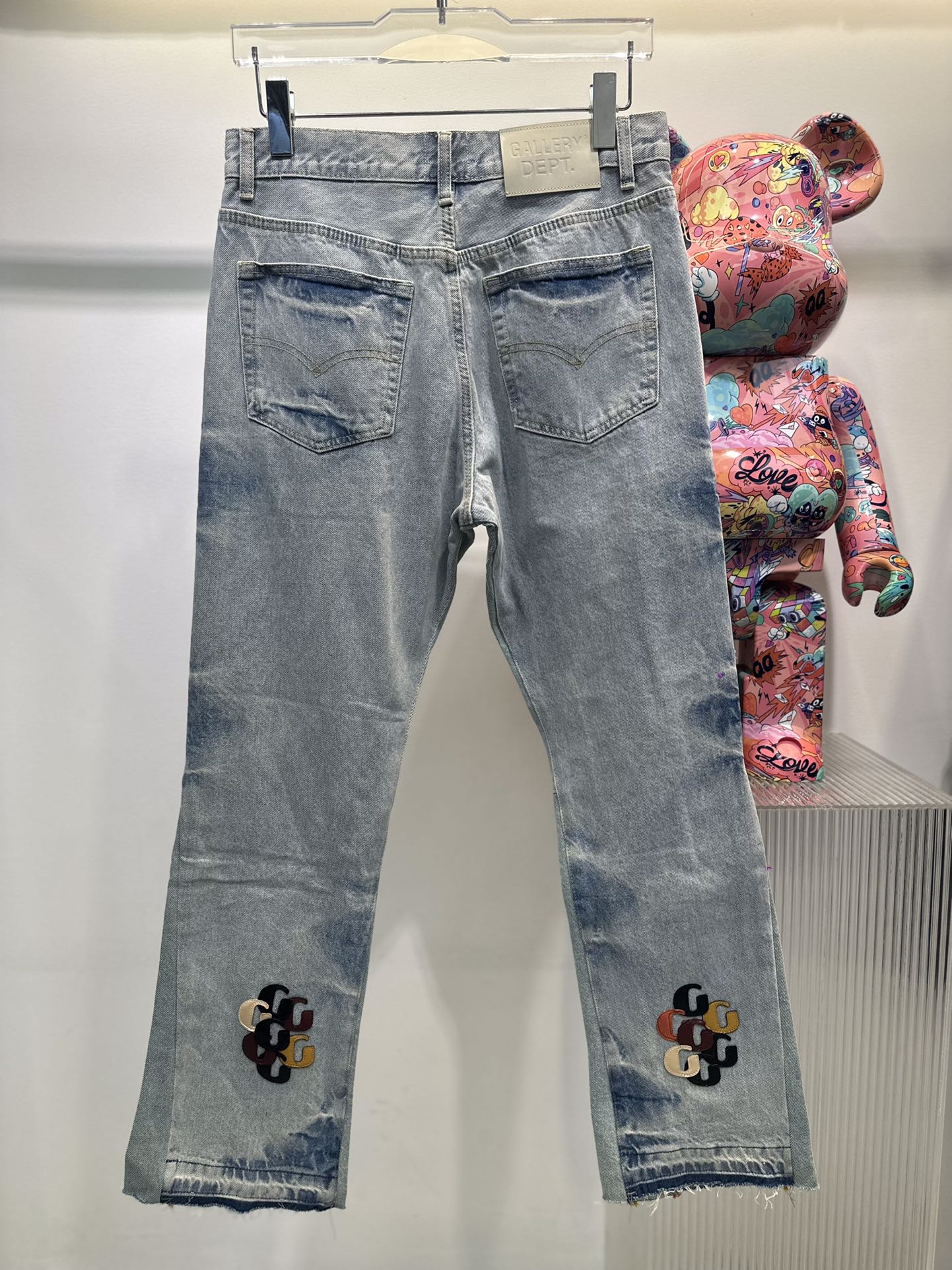 数量限定爆買いギャラリーデプト ブランドｎ級品  夏ジンーズ 人気 デニム ラッパズボン グレイ_2