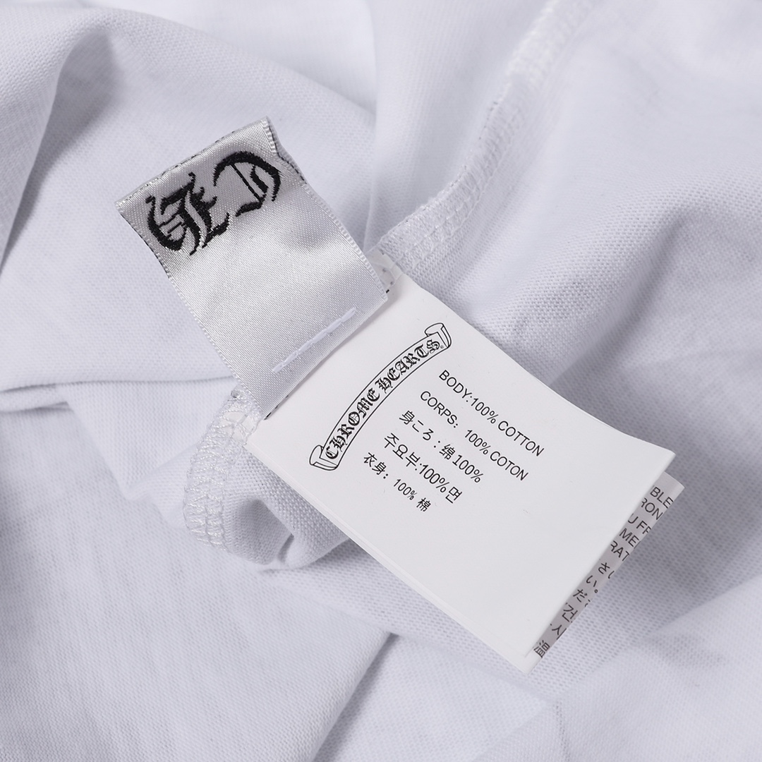 存在感のある クロムハーツtシャツコピースーパーコピー 柔らかい 人気 ゆったり ホワイト_9