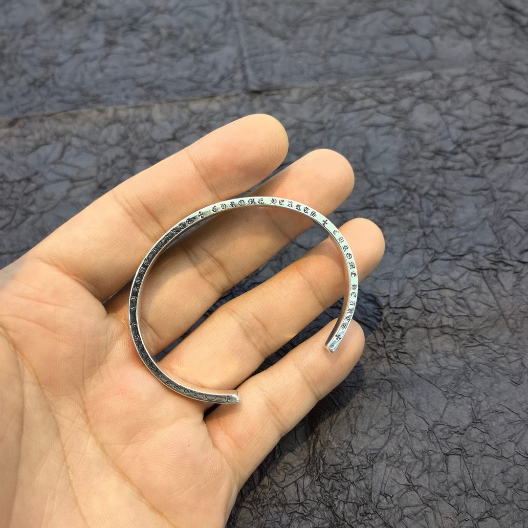 クロムハーツブレスレット値段ｎ級品 ファッション 純銀 プレゼント 精巧 流行 シルバー_4