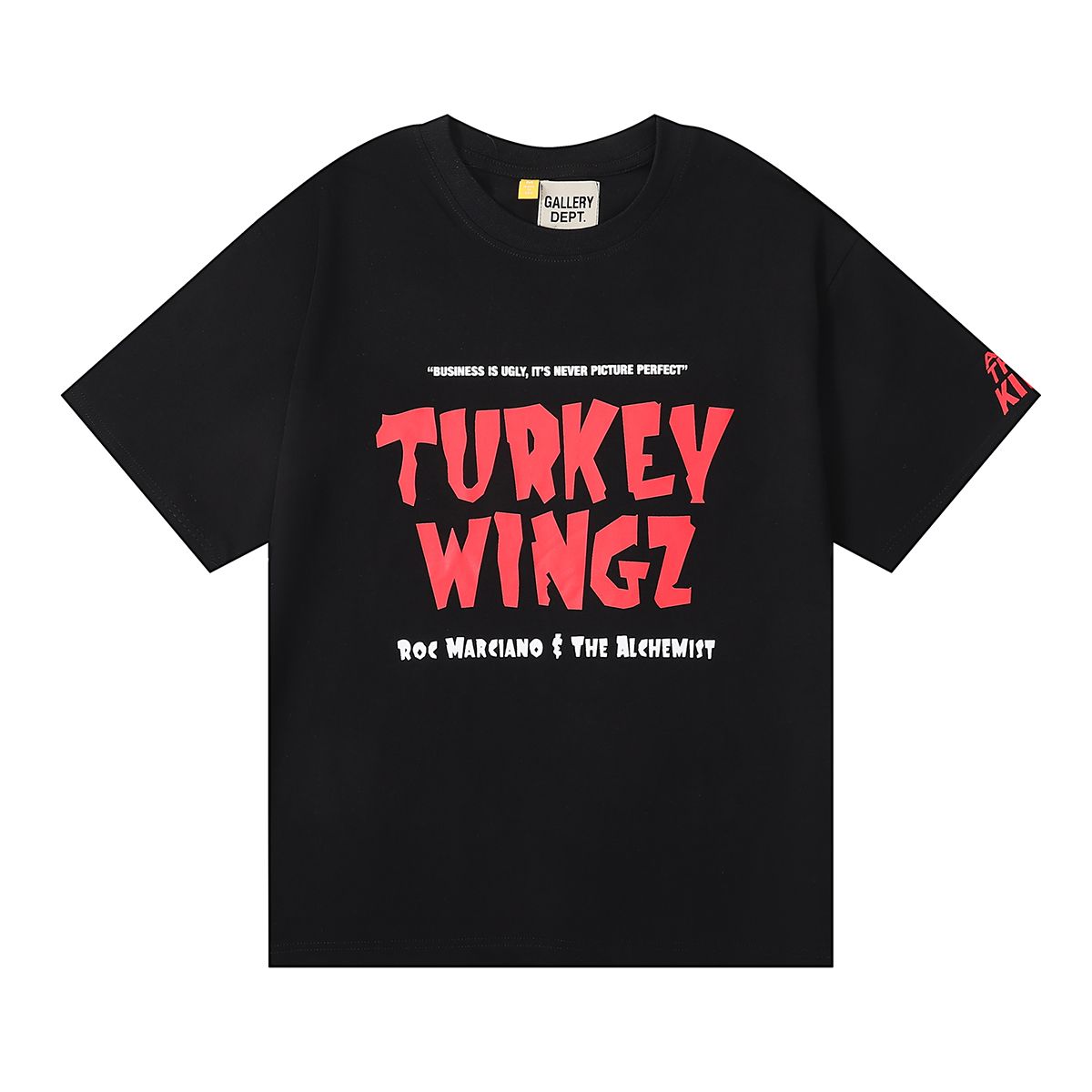 最安値！大人気ギャラリーデプト ロンtスーパーコピー シンプル 半袖Tシャツ 純綿 ブラック_2