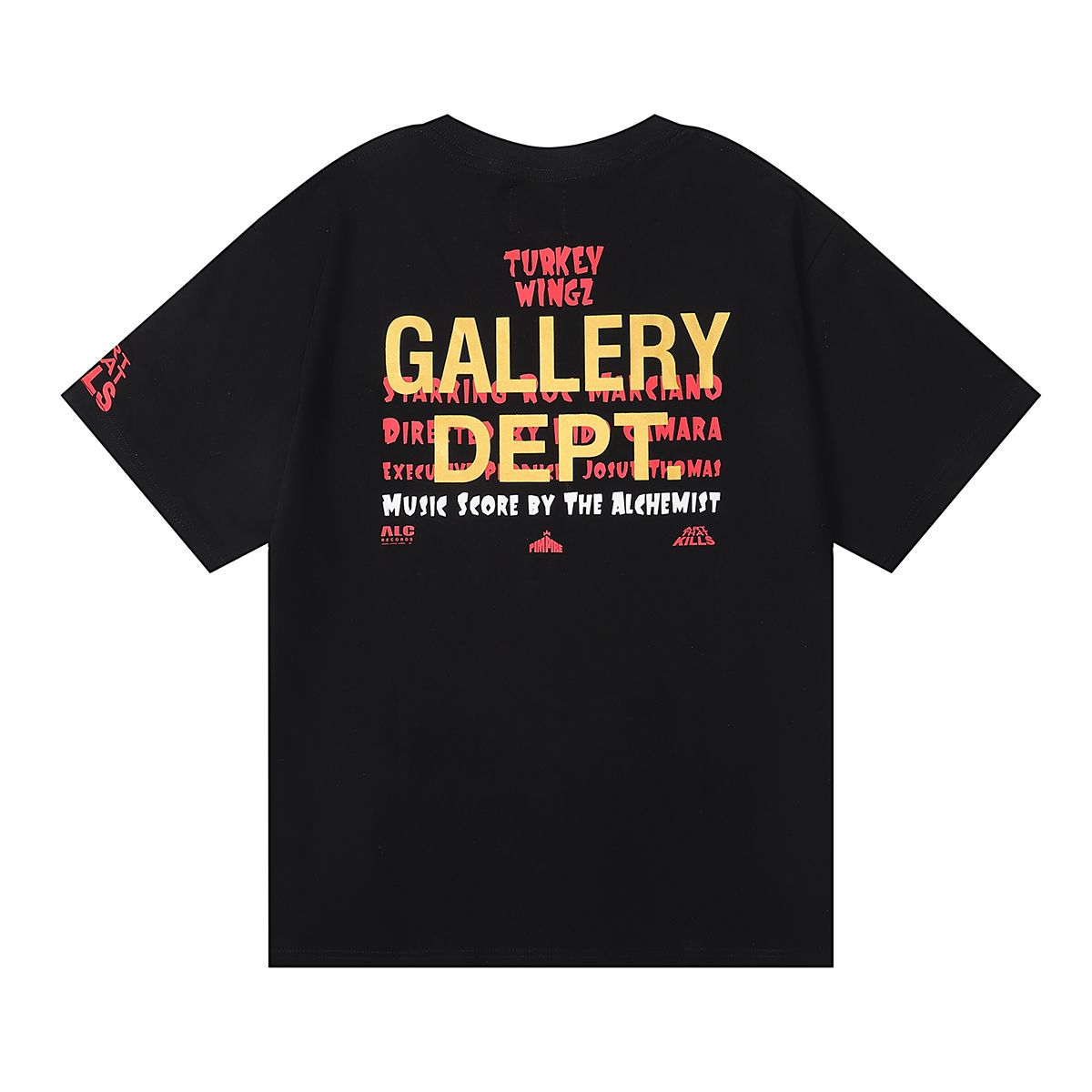 最安値！大人気ギャラリーデプト ロンtスーパーコピー シンプル 半袖Tシャツ 純綿 ブラック_3