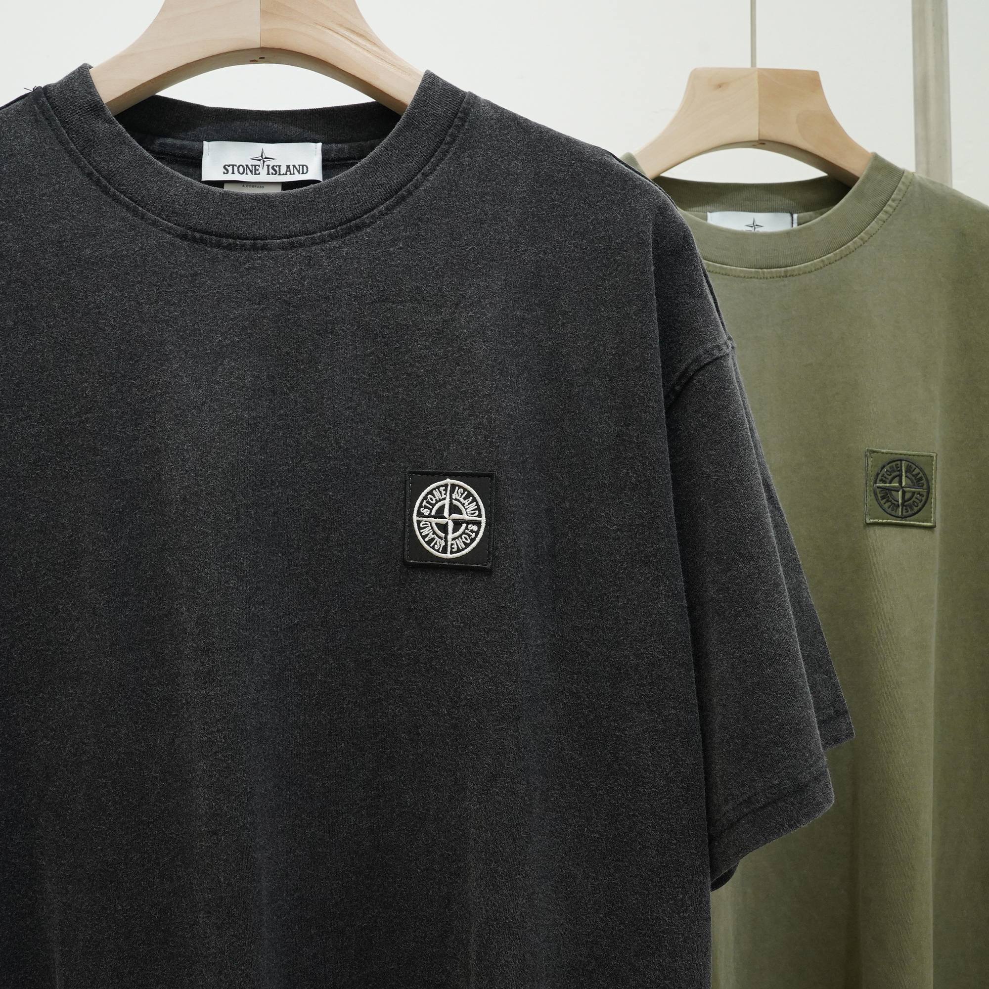 驚きの破格値2024 新着 stone island t シャツスーパーコピー 日常 トップス 純綿 シンプル 2色可選_6
