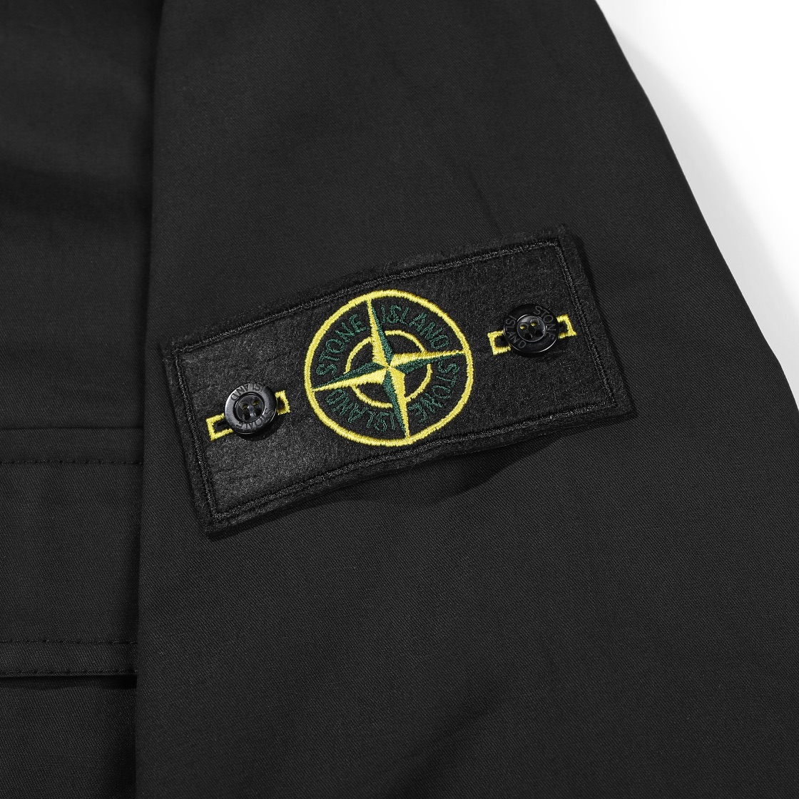 品質保証安い!stone island 短袖激安通販 トップス 日常シャツ ビジネス カジュアル ブラック_4
