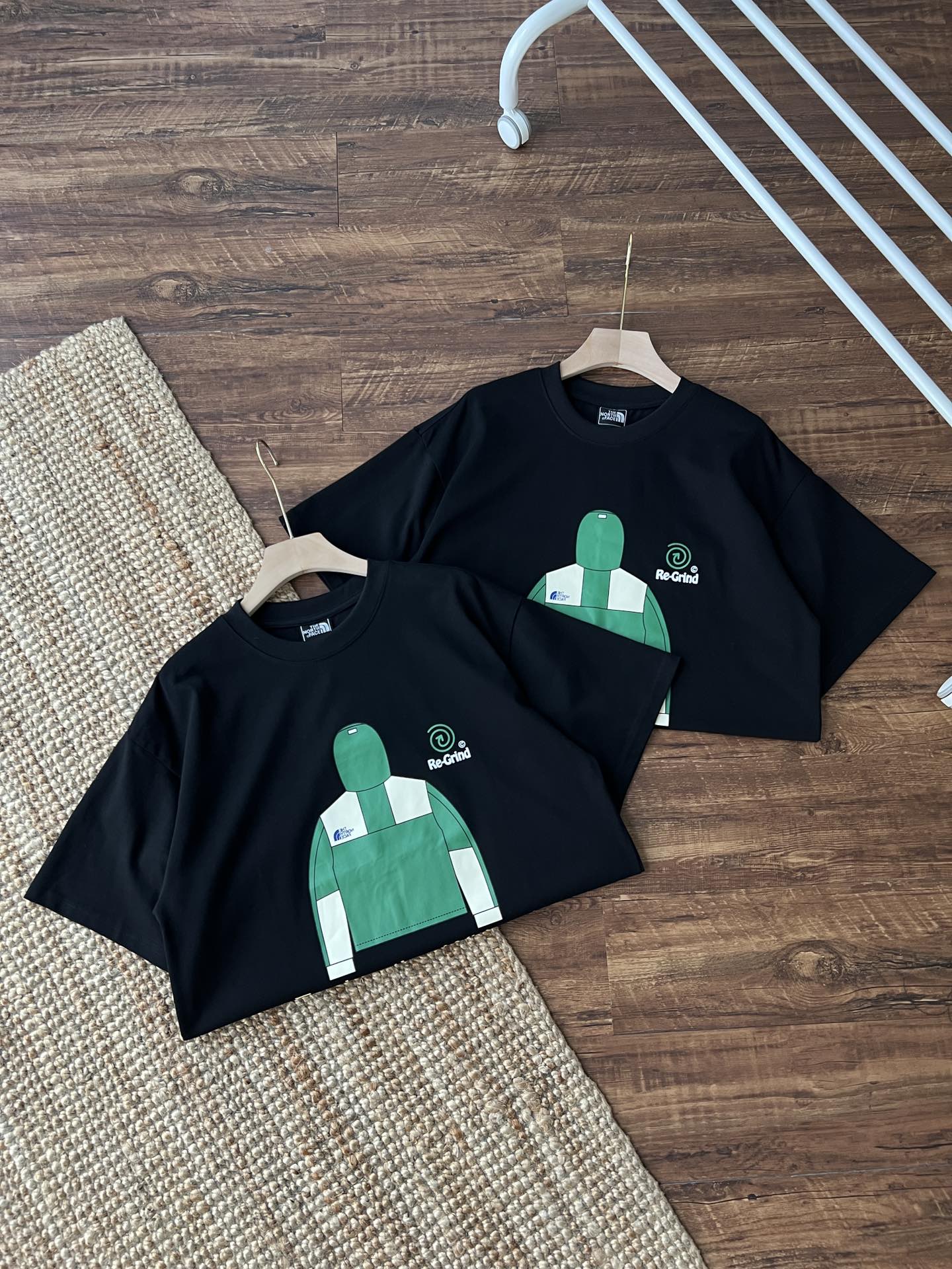 春夏短袖ミリロア服ｎ級品 Tシャツ 人気トップス シンプル ファッション ブラック_3