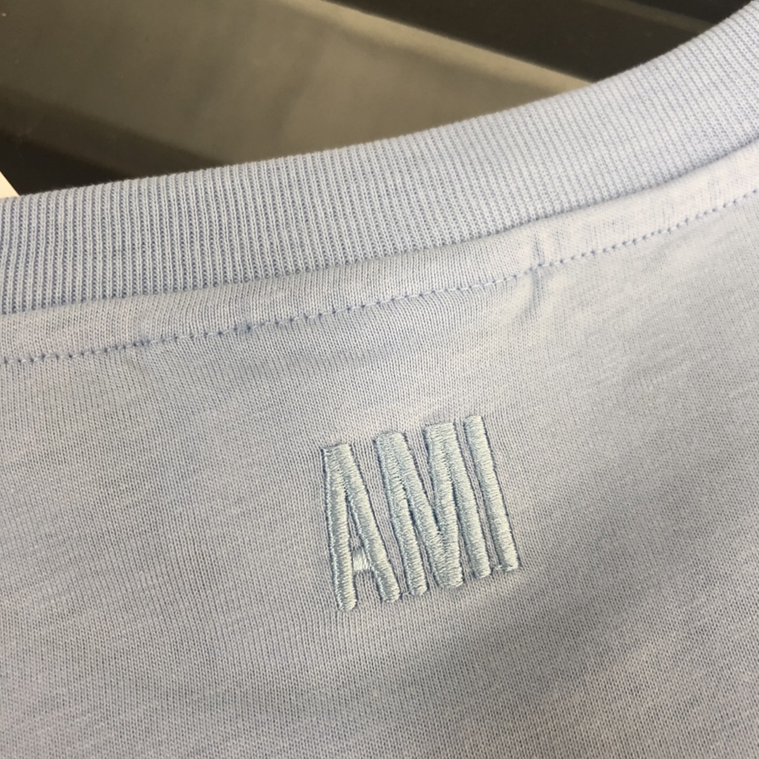 人気定番ラミーシャツｎ級品 Tシャツ 人気トップス 純綿 刺繡 シンプル ブルー_7