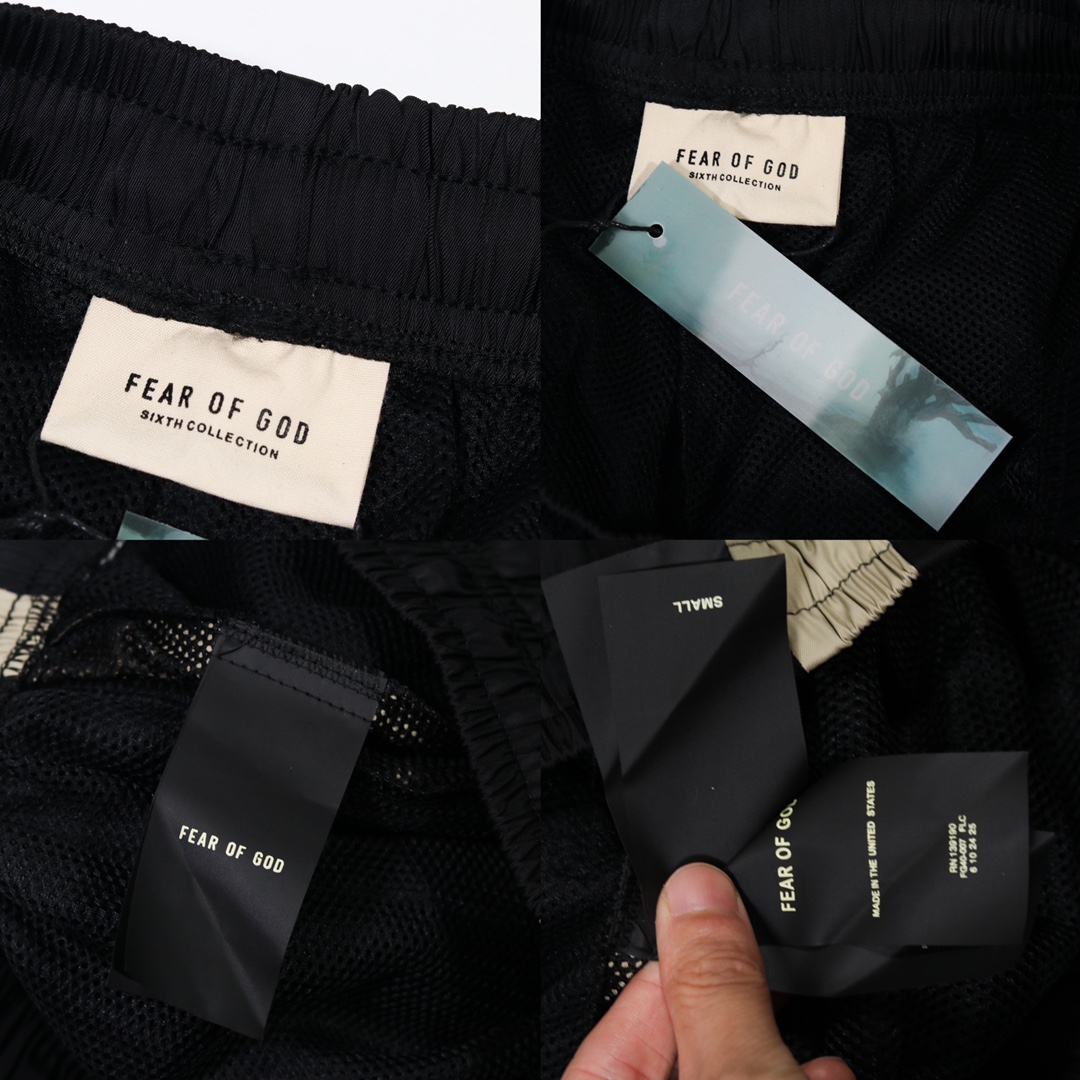 人気商品!フィアオブゴッド 服激安通販 純綿 カジュアルパンツ 柔らかい 男女兼用 ブラック_7