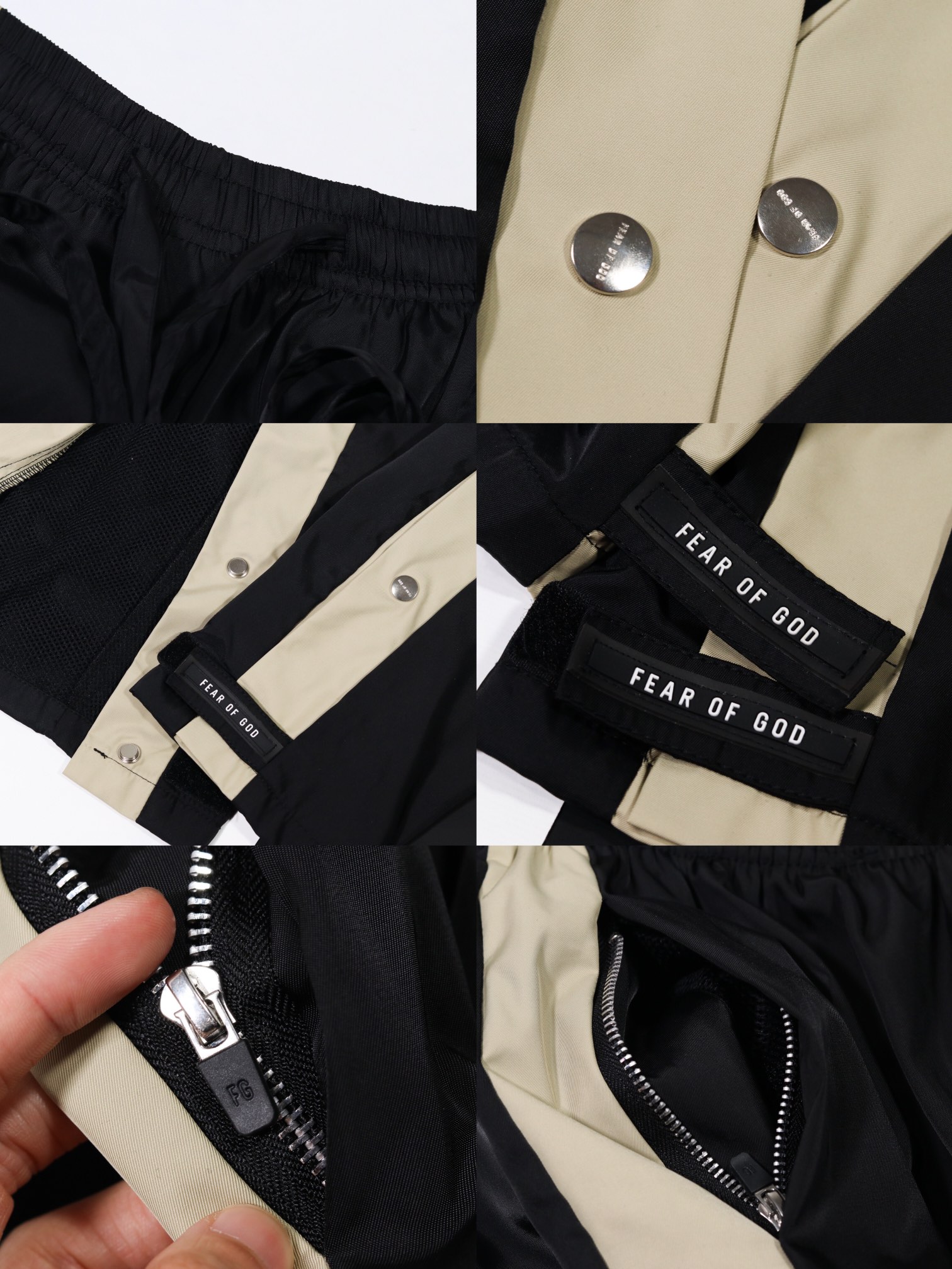 人気商品!フィアオブゴッド 服激安通販 純綿 カジュアルパンツ 柔らかい 男女兼用 ブラック_8
