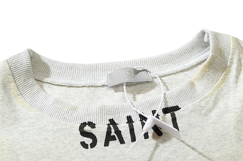 セントマイケルSAINTMICHAEL限定スーパーコピー半袖Tシャツコットンホワイト柔らかい高級花柄_6