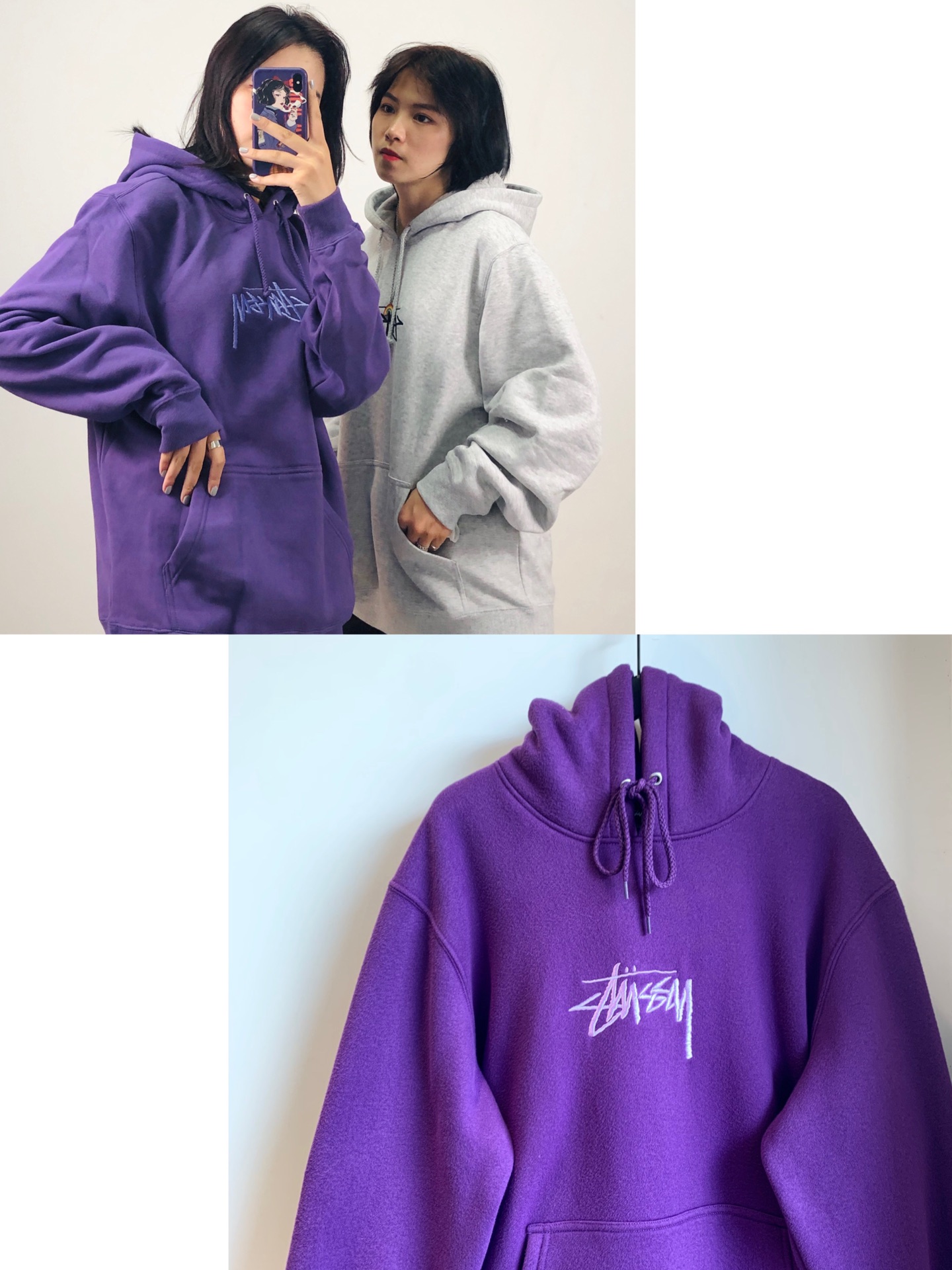 人気販売！ステューシーパーカーグレーｎ級品 おしゃれ  純綿 トップス ゆったり 刺繡 柔らかい 6色可選_3