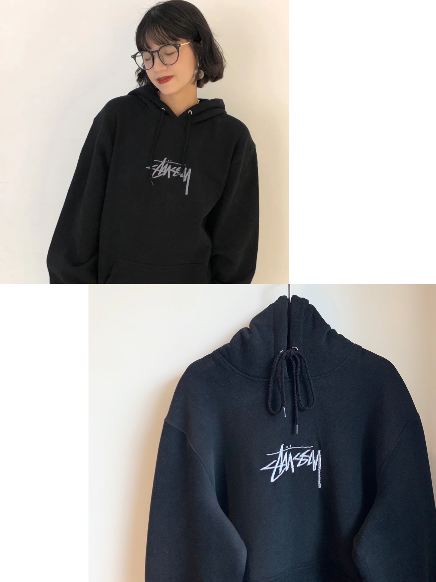 人気販売！ステューシーパーカーグレーｎ級品 おしゃれ  純綿 トップス ゆったり 刺繡 柔らかい 6色可選_5