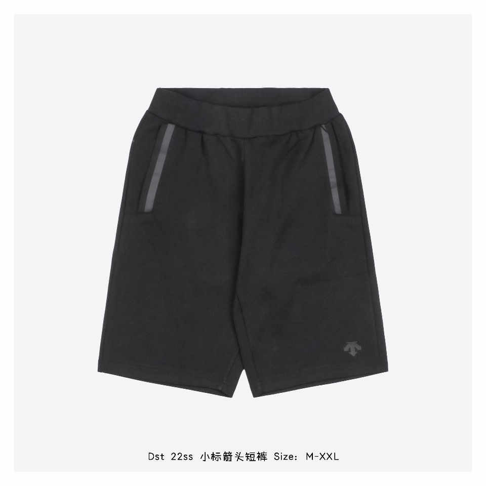 NEW夏のデサント短パンｎ級品 運動 ランニング シンプル 軽量 柔らかい ブラック_1