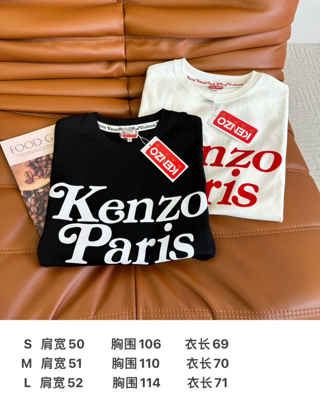 ケンゾー偽物スーパーコピー半袖Tシャツコットンホワイト柔らかい高級花柄_6
