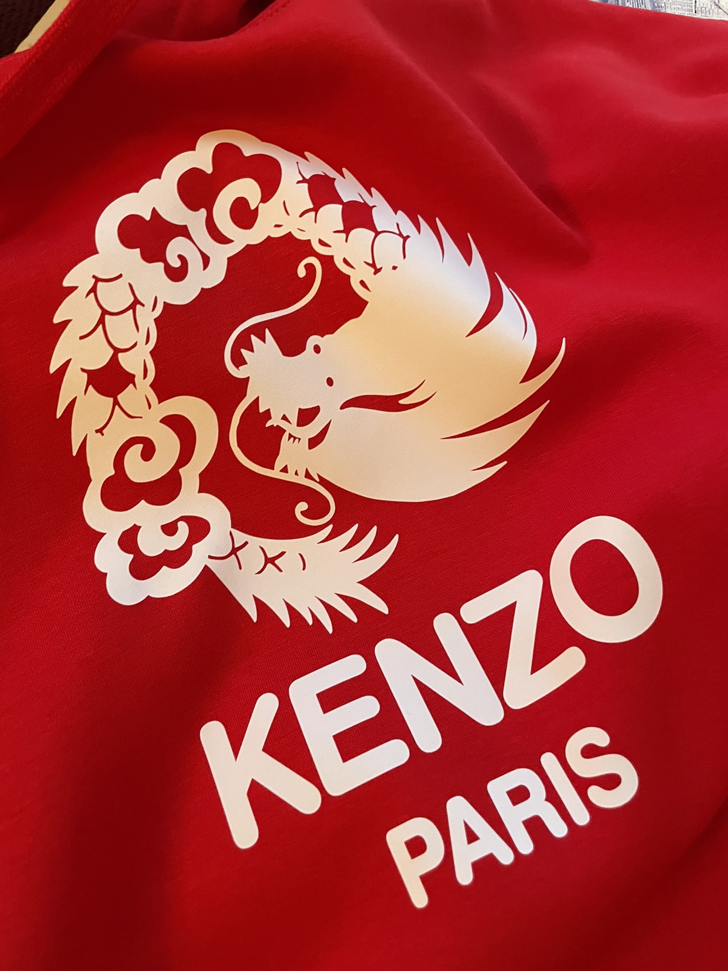 ケンゾーKENZO限定スーパーコピーパーカーコットンレッドおしゃれ軽い花柄柔らかい_6