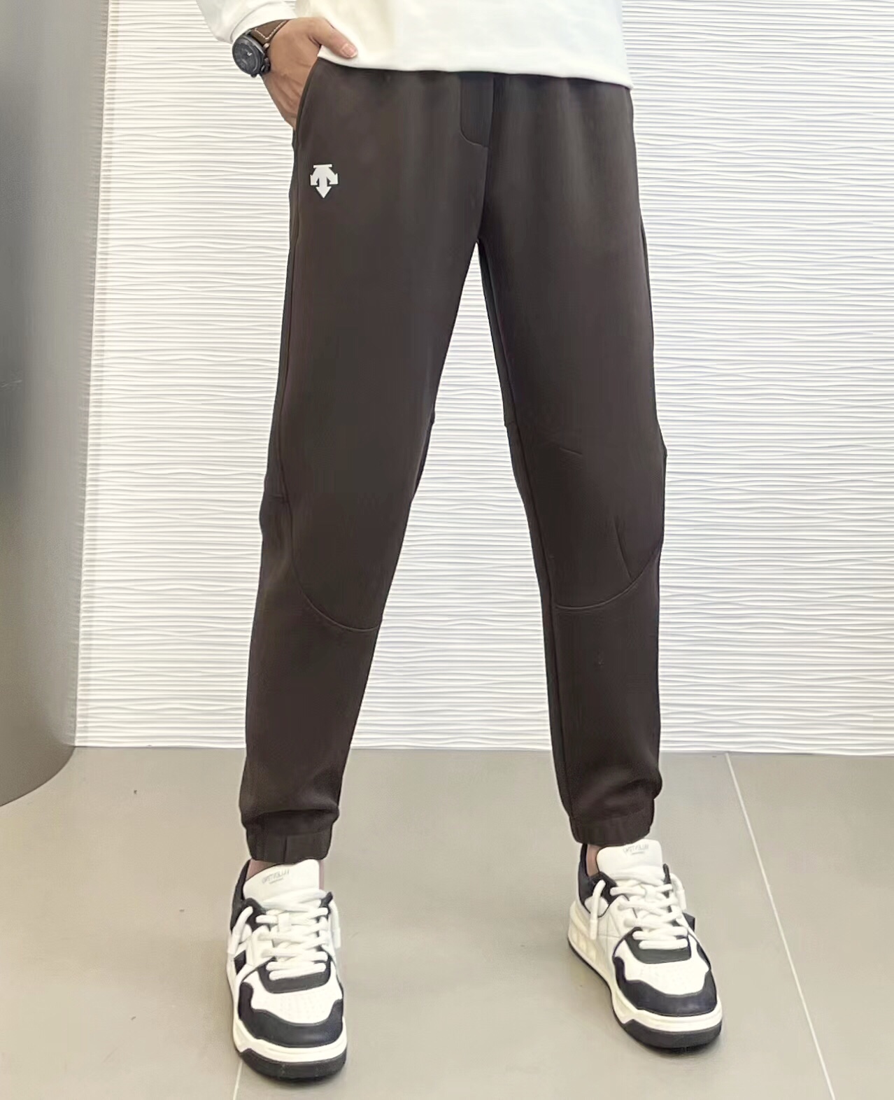 デサント パンツ 夏ｎ級品 人気セールHOT 新着 純綿 快適 カジュアルズボン ファッションパンツ ブラウン_1