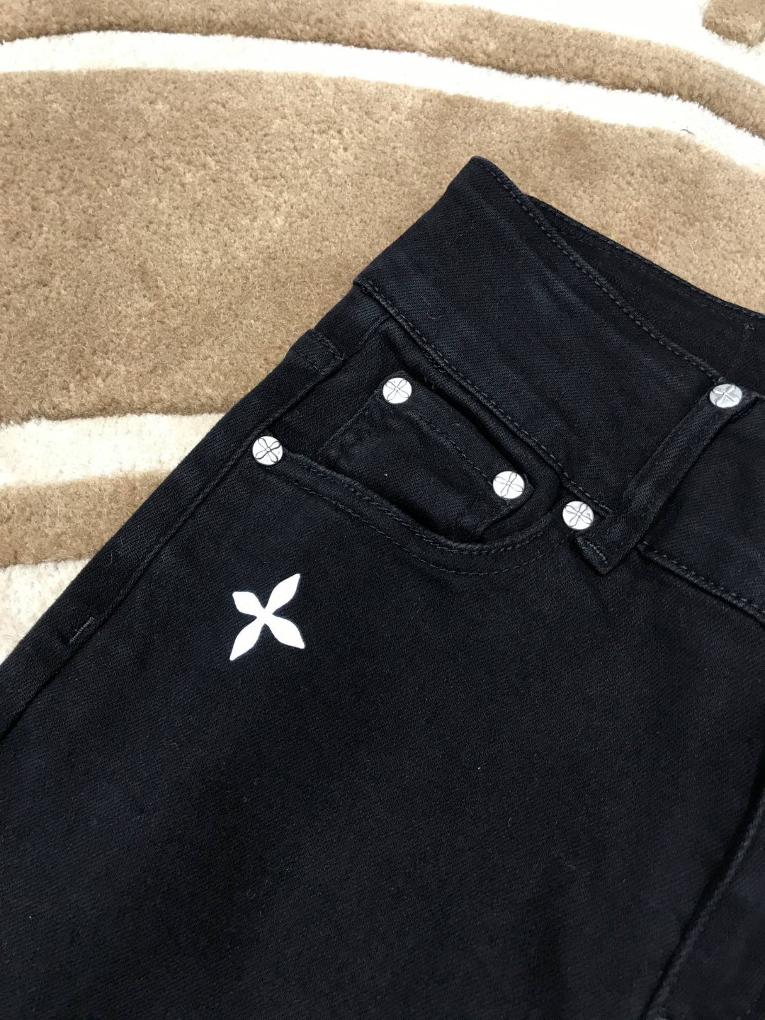 smfk ジーンズ さめーｎ級品 ズボン 柔らかい 人気 デニム ジーンズ 美脚 ラッパズボン ブラック_8