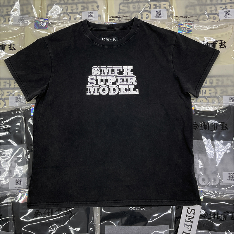 smfkコピー 短袖トップス 人気新品 カジュアルTシャツ 品質保証 ファッション 2色可選 ブラック_2