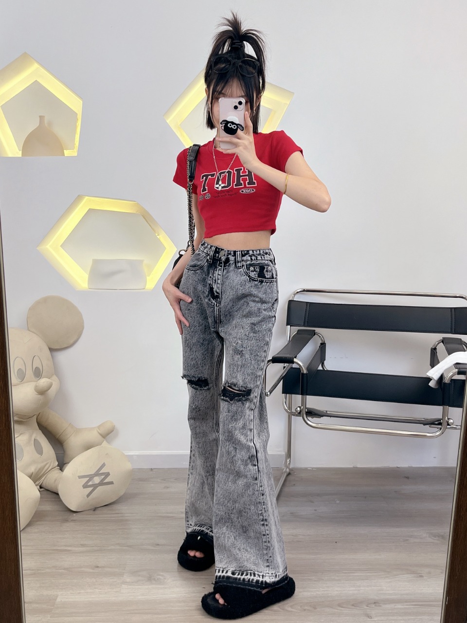 SMFK tシャツamiｎ級品 短袖トップス 人気品 カジュアルTシャツ セクシー ファッション レッド_3