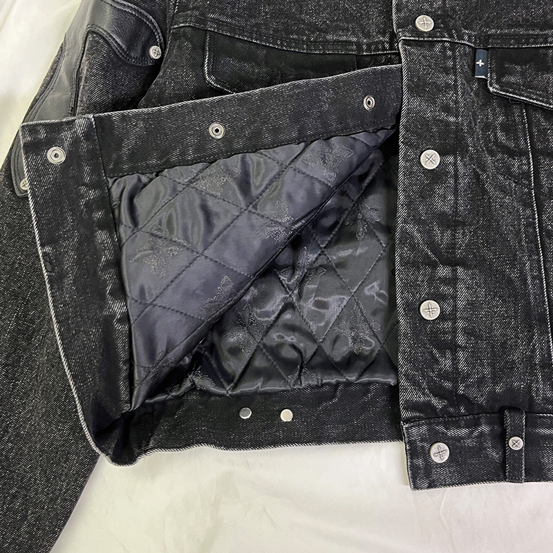 【激安】高級品通販 smfk サンダルｎ級品 防寒着 デート 通勤 通学 デニム 暖かい アウター ブラック_7