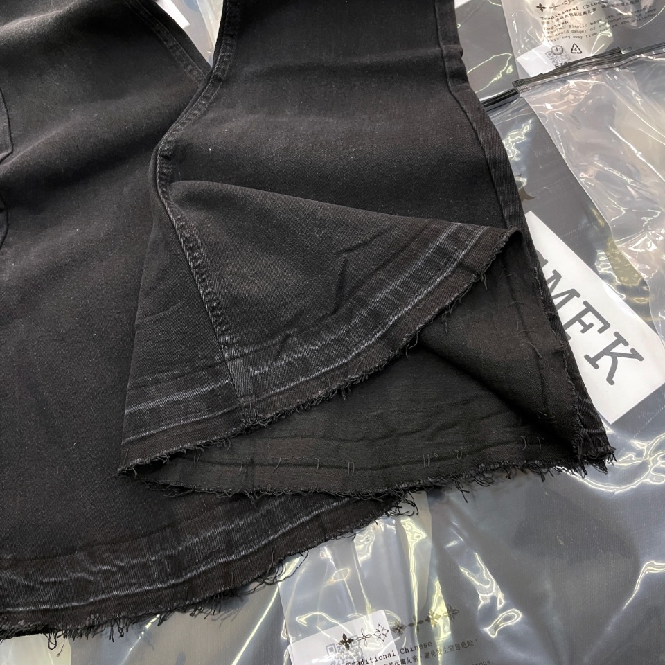smfkデニム ジーンズ ジーンズ さめーｎ級品 ラッパズボン人気 カジュアルパンツ ブラック_8