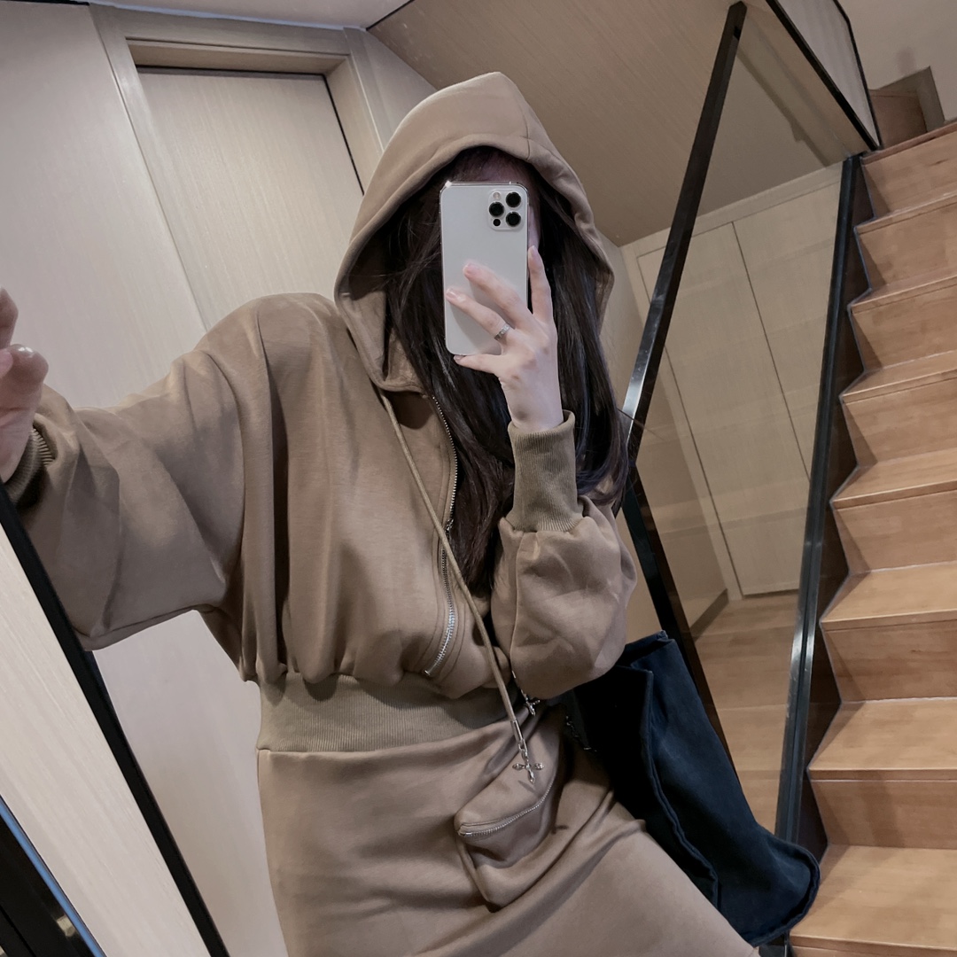 SMFKスカートインスカート激安通販 レディース セクシー フード付き ワンピース 3色可選_6