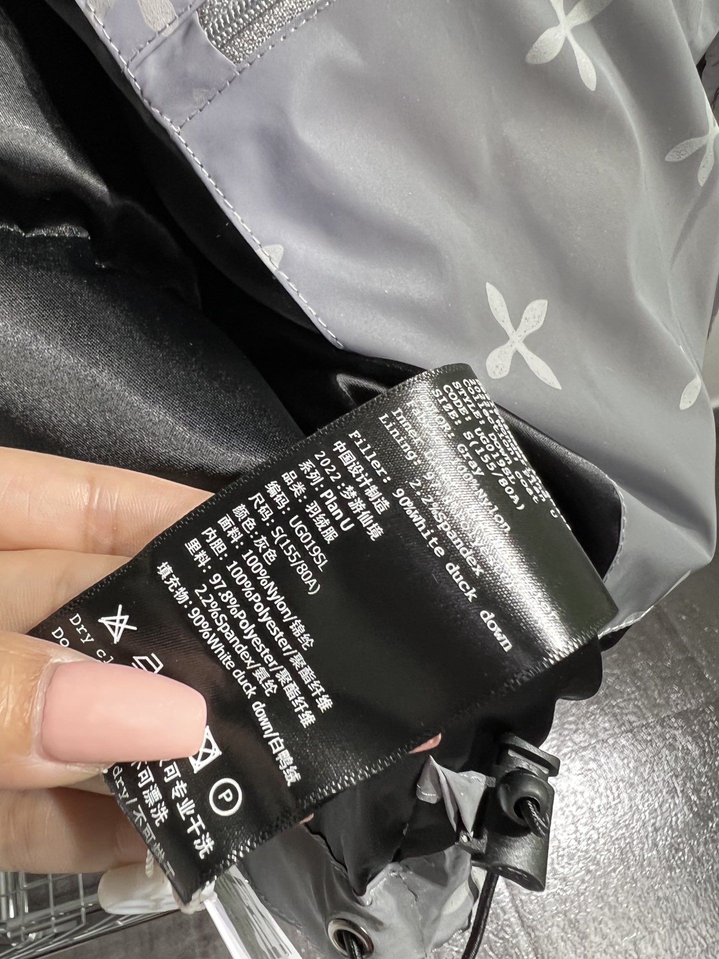 SMFKソフ ダウンジャケット激安通販 軽量ダウン ファッション 冬服 暖かい 防水 新品 グレイ_9
