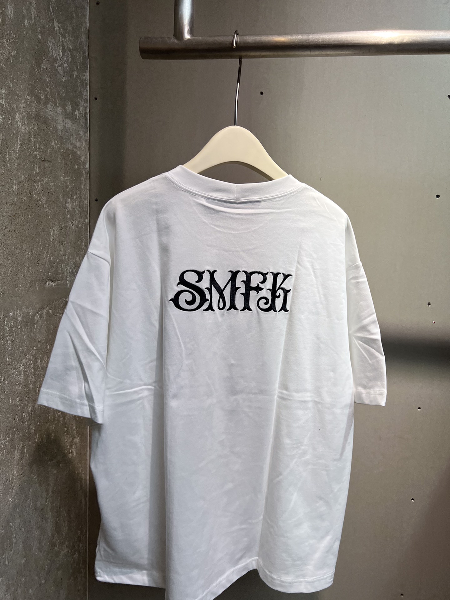SMFKtシャツヤーン バッグ偽物 人気トップス 純綿 カジュアル 短袖Tシャツ シンプル ホワイト_8