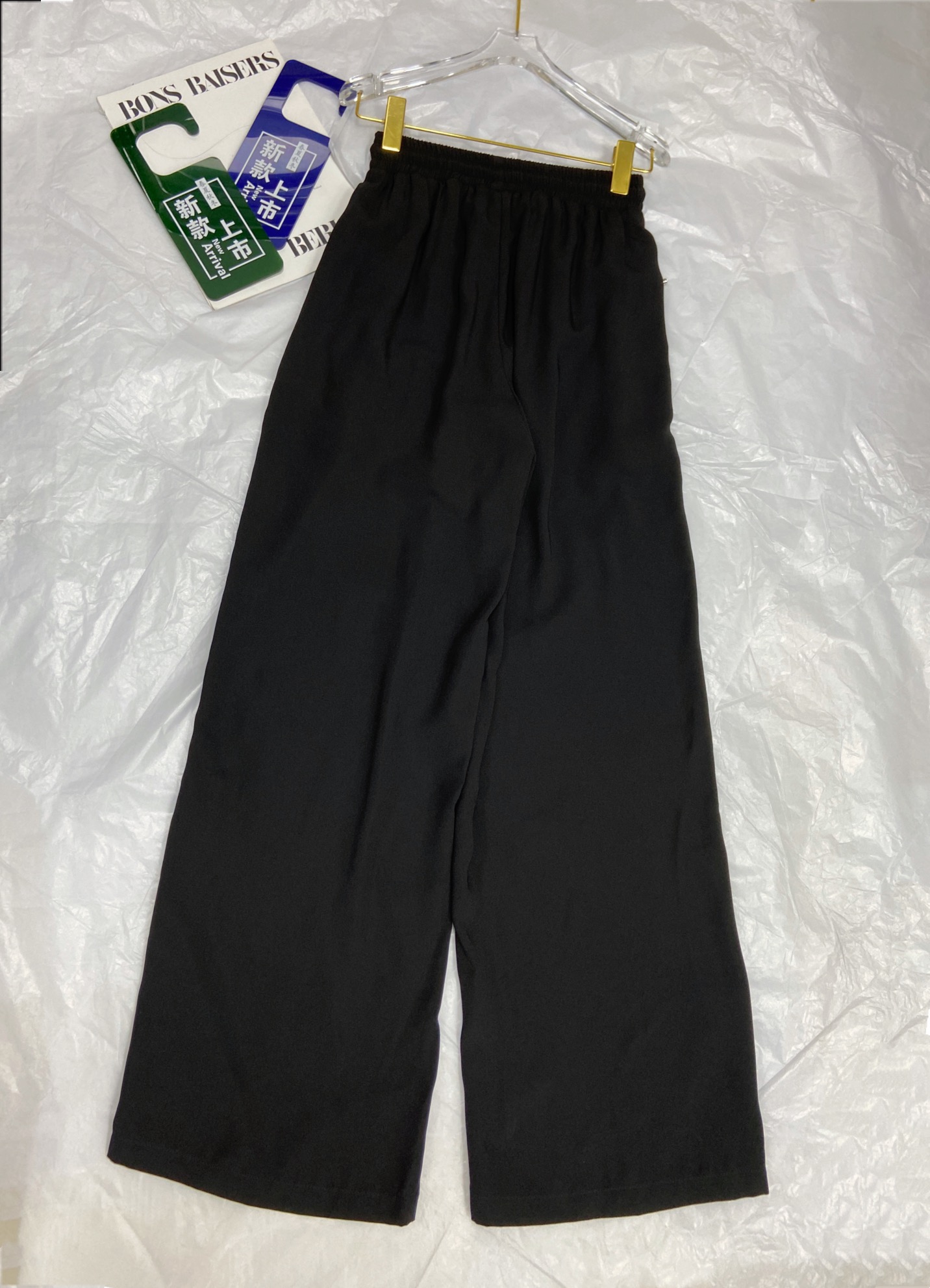 SMFKズボン中文激安通販 人気品 カジュアルズボン ゆったり ファッション 流行タイプ ブラック_2