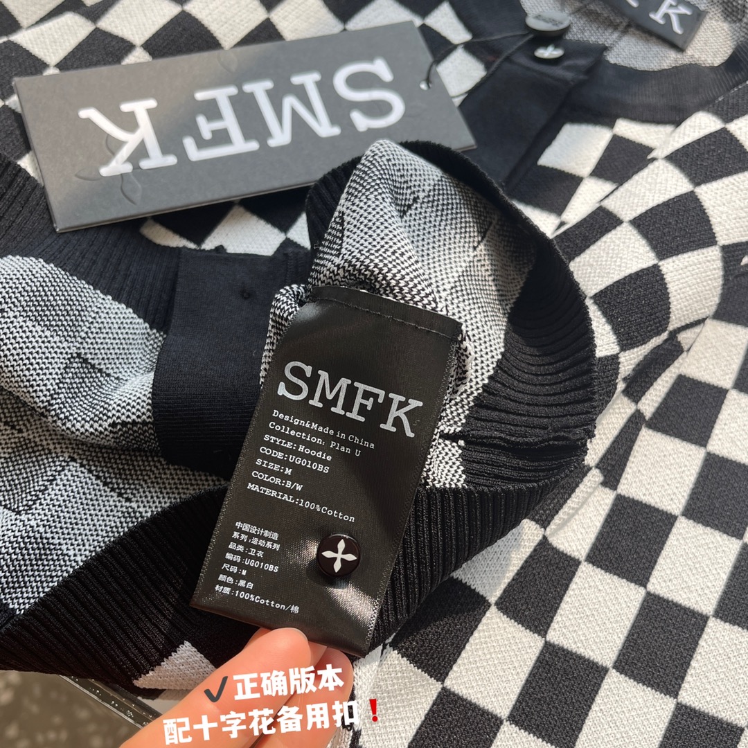 smfk サンダルスーパーコピー アウター ファッション 人気ジャケット レディース 格子模様 ブラック_6