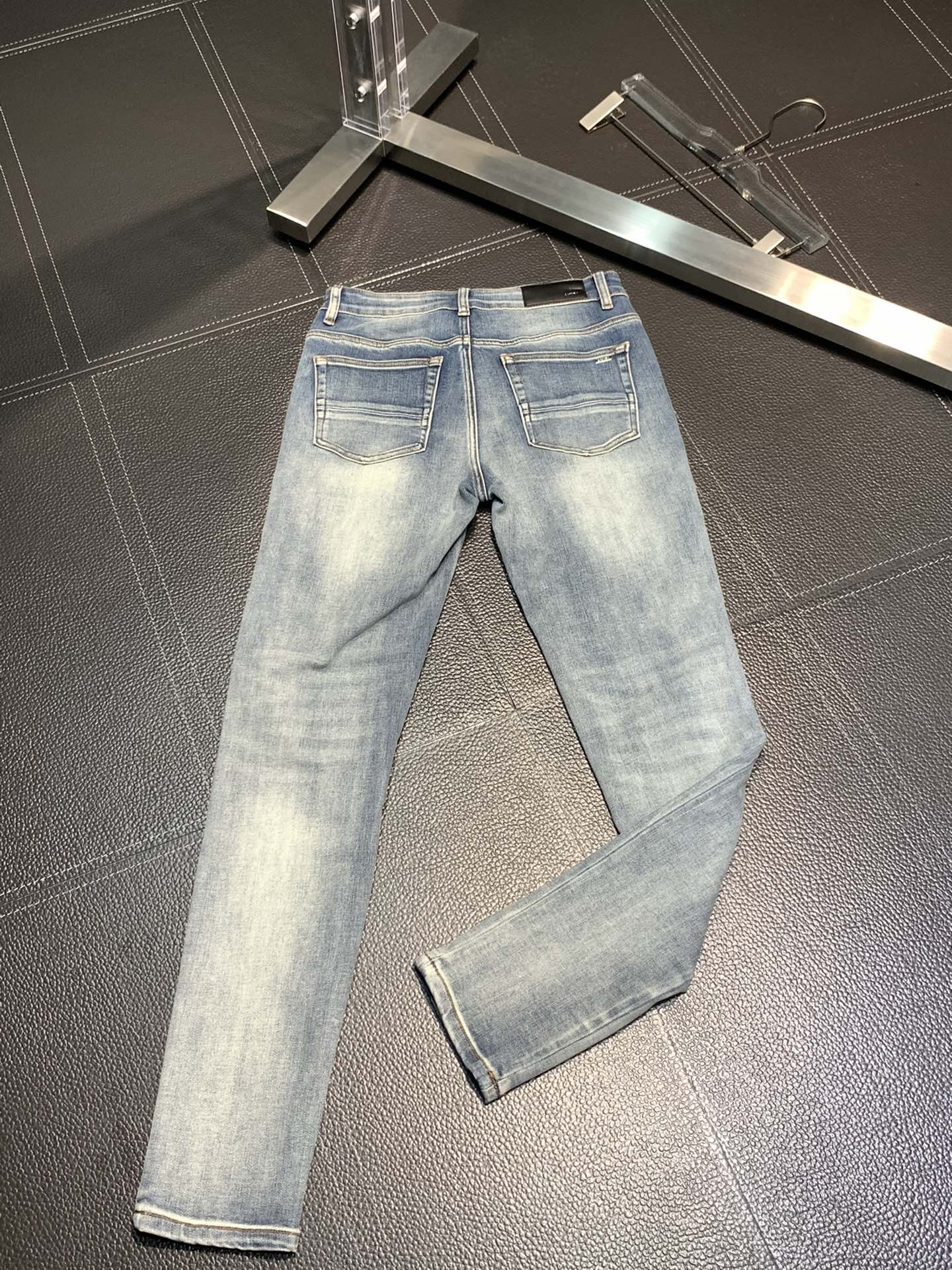 amiri ヤフオクコピー 人気セールHOT 美脚ズボン デニム ジーンズ  夏 ファッション ブルー_1