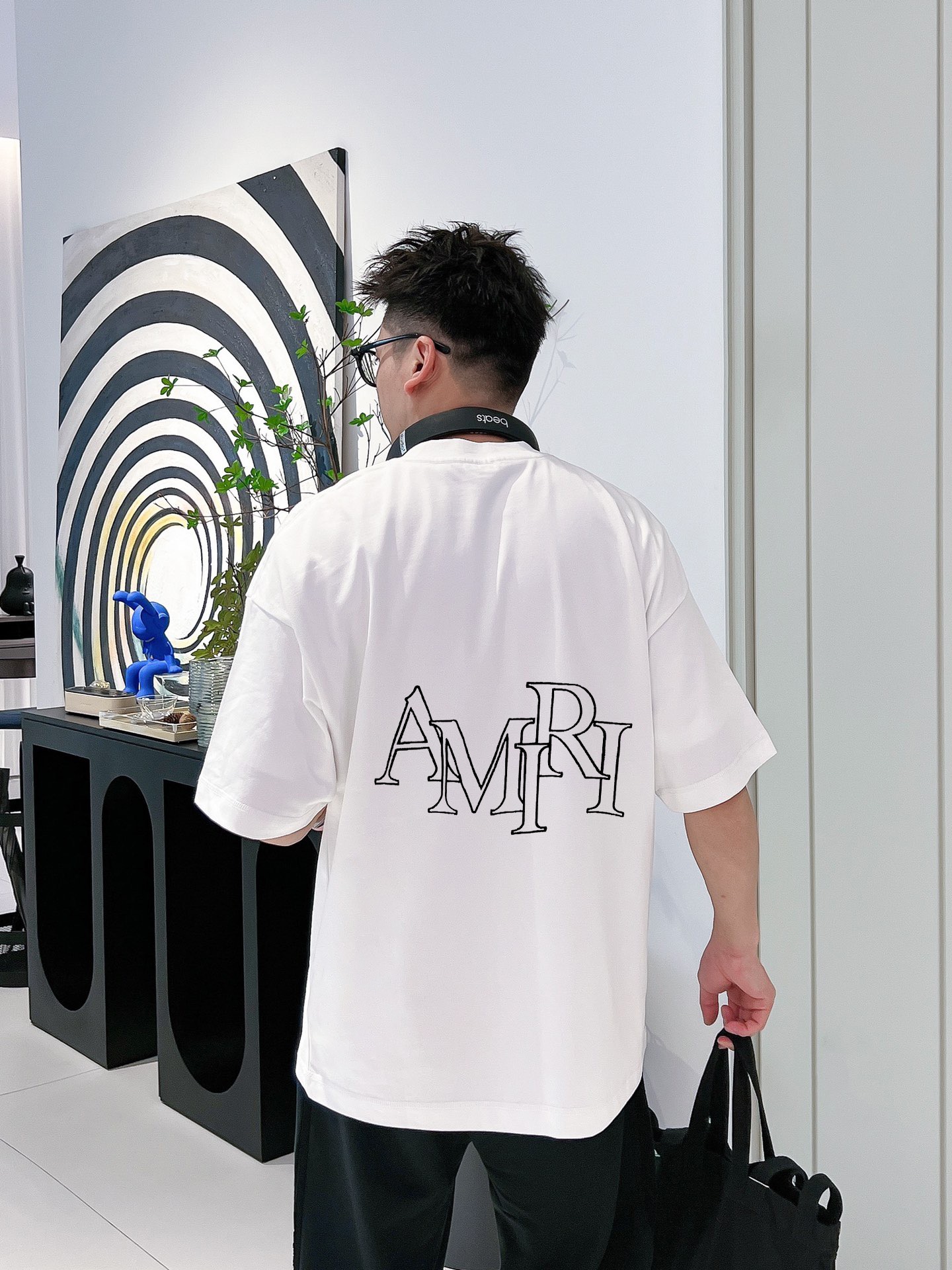 アミリtシャツヤーン 編み針スーパーコピー シンプル トップス 短袖 人気もの 新作 ホワイト_5