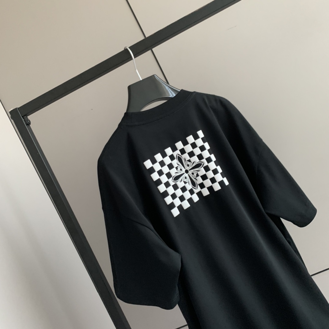 夏 新作登場 SMFKtシャツami偽物 純綿 人気トップス 短袖 ゆったり 男女兼用 ブラック_6
