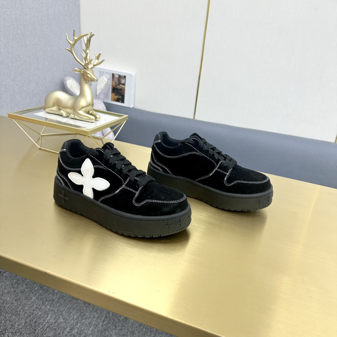 SMFK箱根駅伝 シューズコピー レザー スケボーシューズ  通気性いい 人気ファッション ブラック_2
