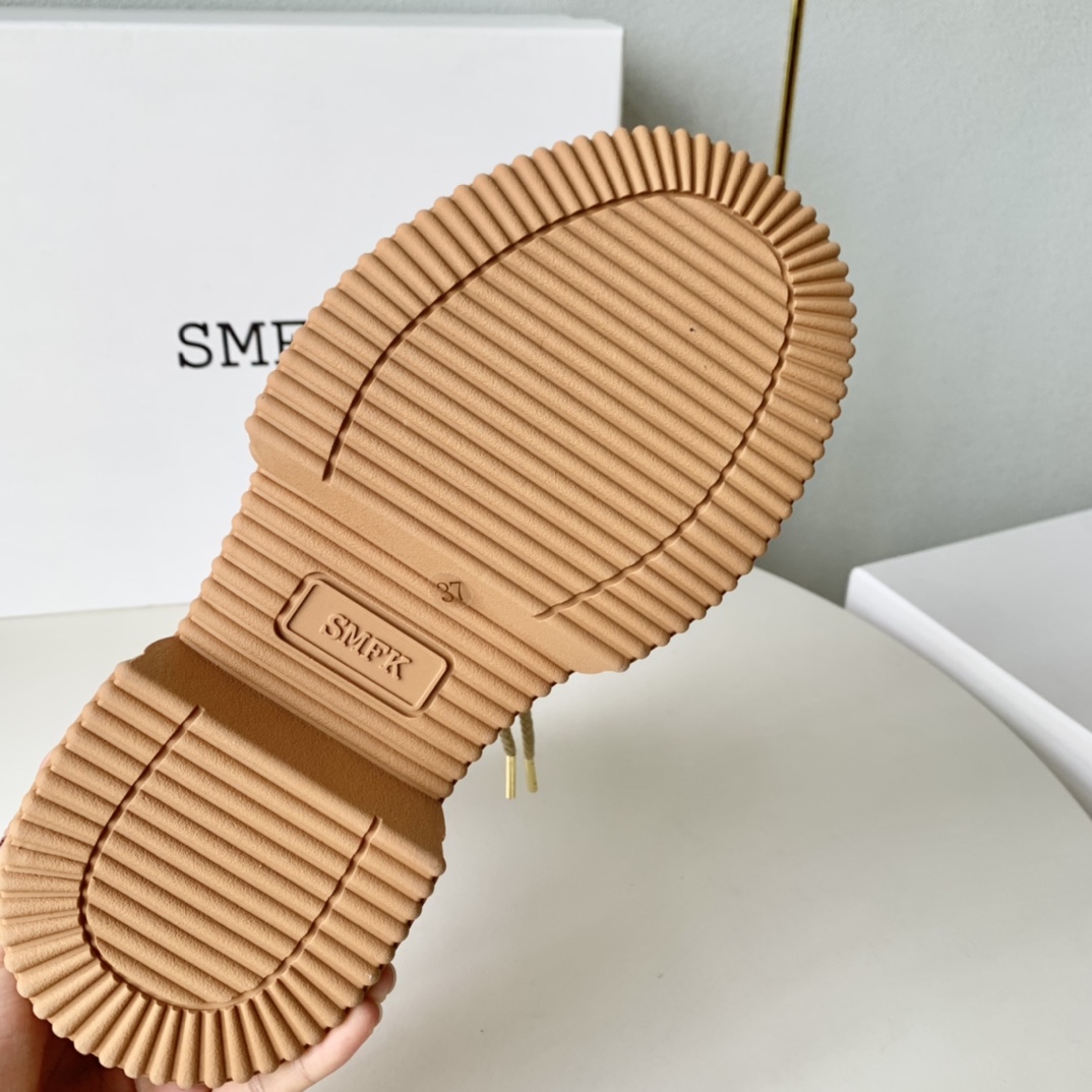 大販売！激安SMFKシューズ インナースーパーコピー ショットブーツ 日常シューズ レディース 厚底靴 ブラウン_9