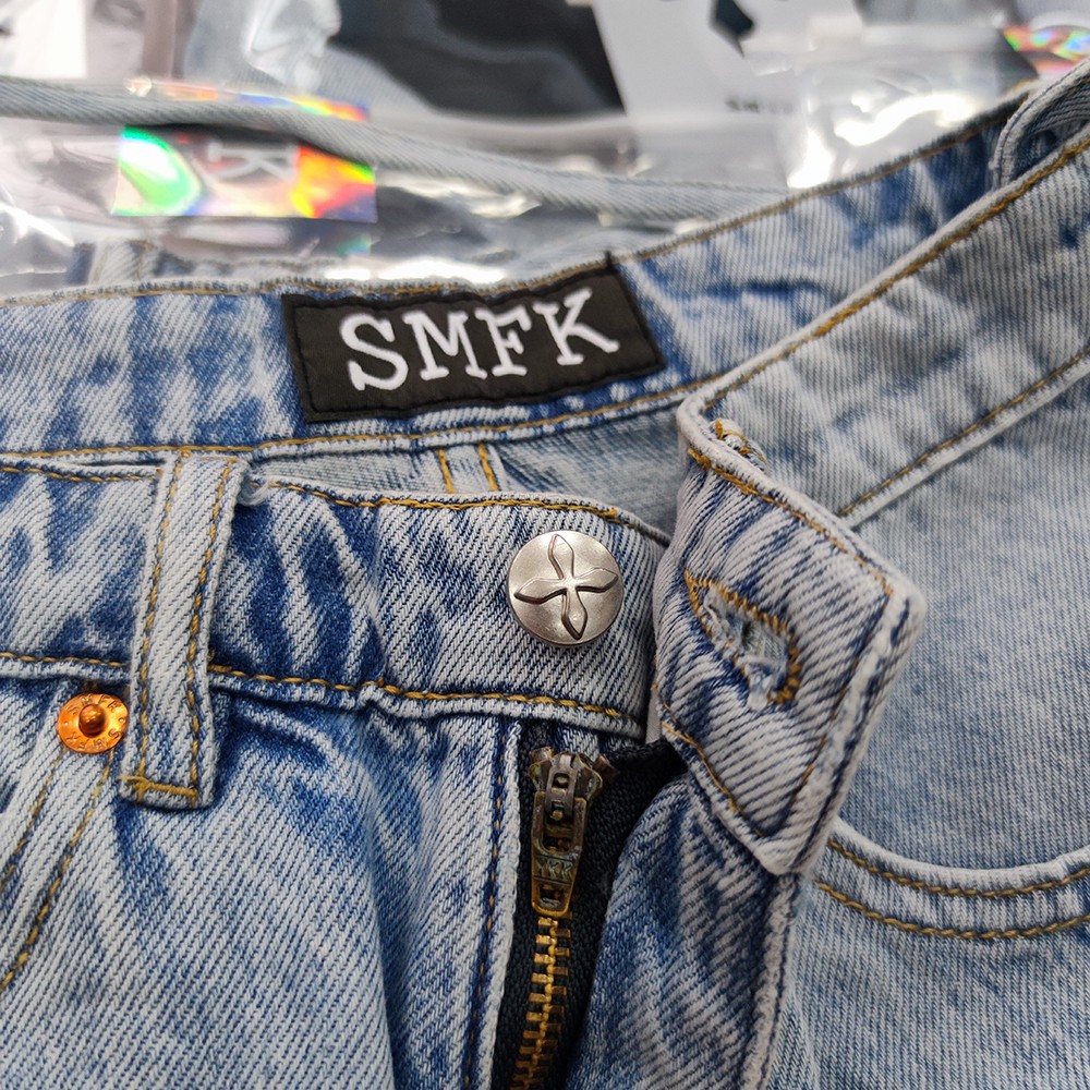 夏新作 SMFKズボン シックｎ級品 デニムショットパン 美脚 お洒落感 レディース ブルー_3