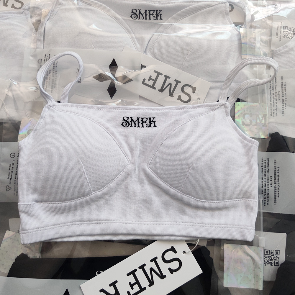 HOT品質保証 SMFKtシャツami激安通販 運動ジレー 純綿 柔らかい レディース 無袖トップス ホワイト_1