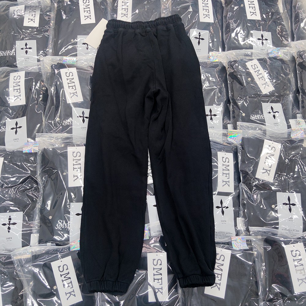 SMFKズボン名前ｎ級品 純綿カジュアルズボン 運動 ランニング 春夏新品 ブラック_2