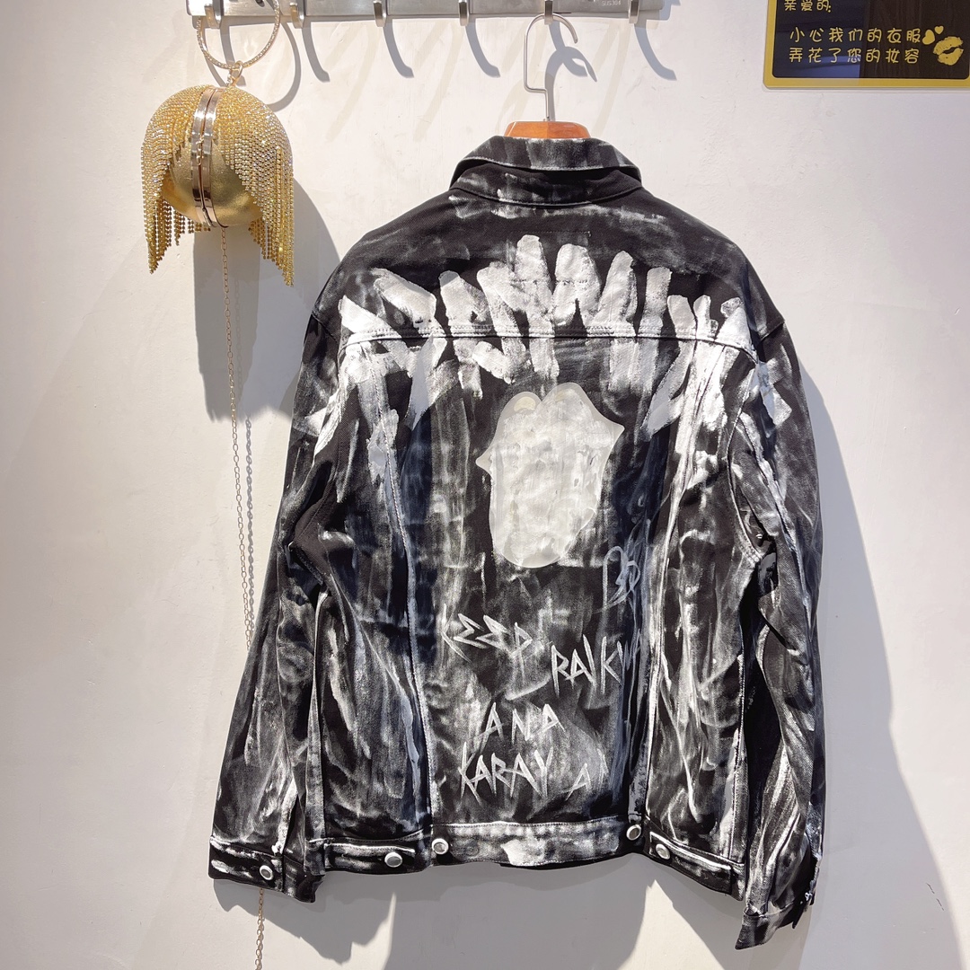 SMFKノースフェイス ジャケットコピー デニムアウター 人気もの ゆったり グレイ_2