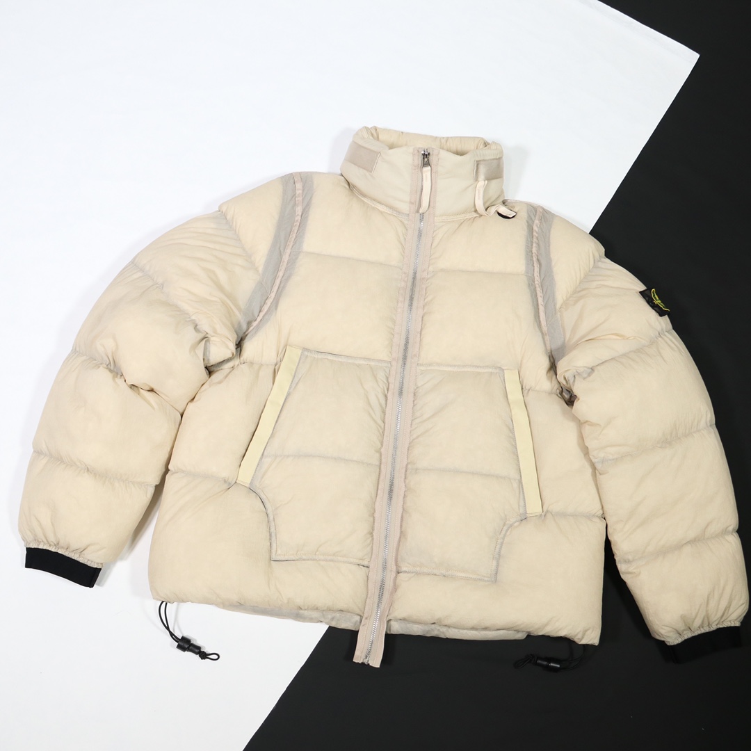 今季セール限定品ストーン アイランド ダウン メンズｎ級品 アウター 保温 防寒 防風 ホワイト_3