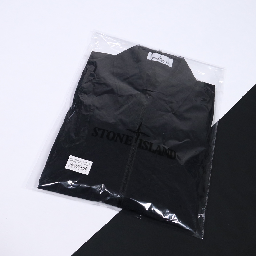 ストーン アイランド シャツ ジャケットｎ級品 厚い 暖かい 純綿アウター 通学 通勤 ブラック_4